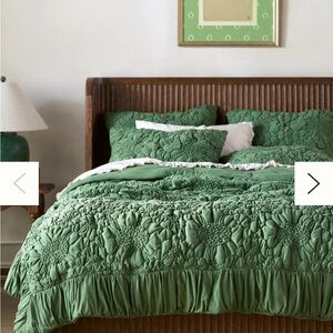 Anthropologie Floral quilt 100% cotton jersey